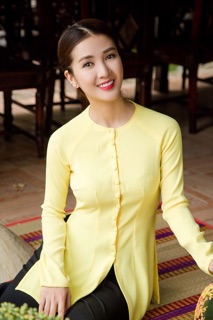 ( Sẵn )Bộ áo bà ba lụa tằm kèm quần