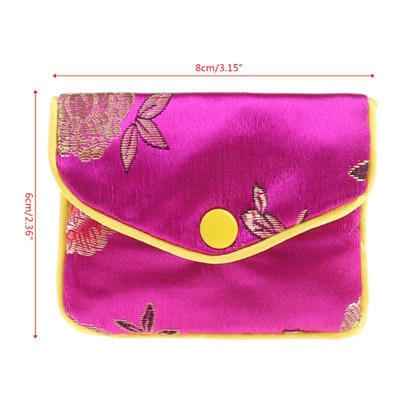 Túi Vải Đựng Trang Sức Phong Cách Trung Hoa Thời Trang