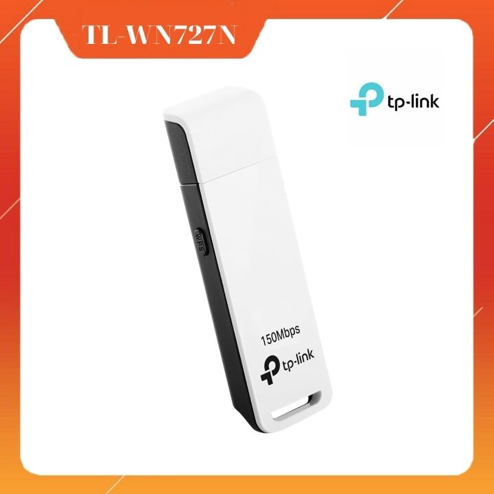 USB thu wifi TP-Link chuẩn N 150Mbps TL-WN727N thu wifi cho máy tính bàn, latop-Hãng phân phối chính thức-ZTech