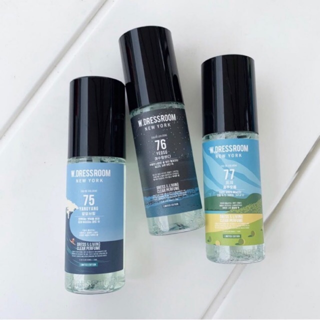 💚💚 NƯỚC HOA XỊT THƠM W.DRESSROOM EAU DE COLOGNE 💚💚  75, 76, 77