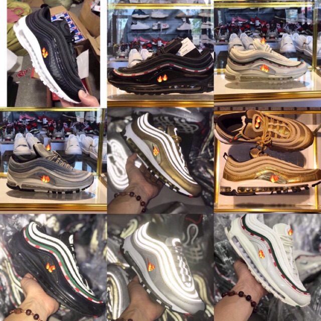 Giày AM97 ( full box + đế khí + phản quang ) giày nam nữ hàn quốc sneaker | BigBuy360 - bigbuy360.vn