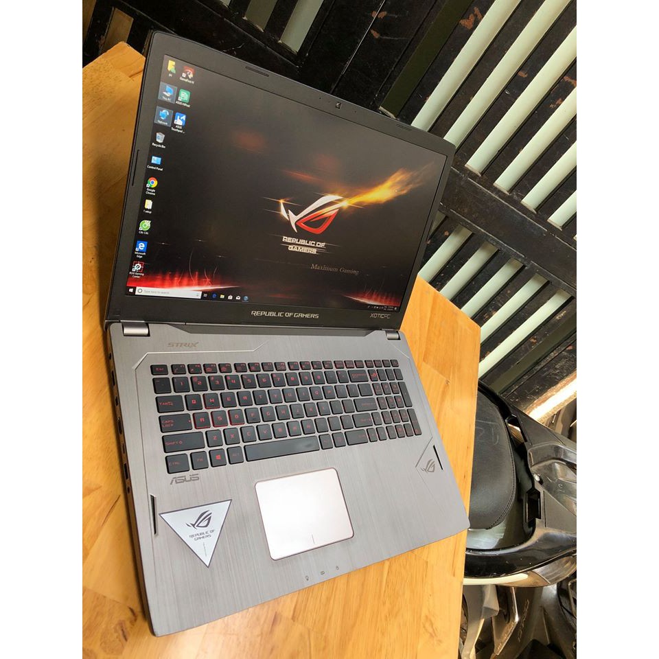 Laptop Gaming Asus GL702V, i7 – 7700HQ, 16G, 512G, GTX1070, 17,3in, giá rẻ