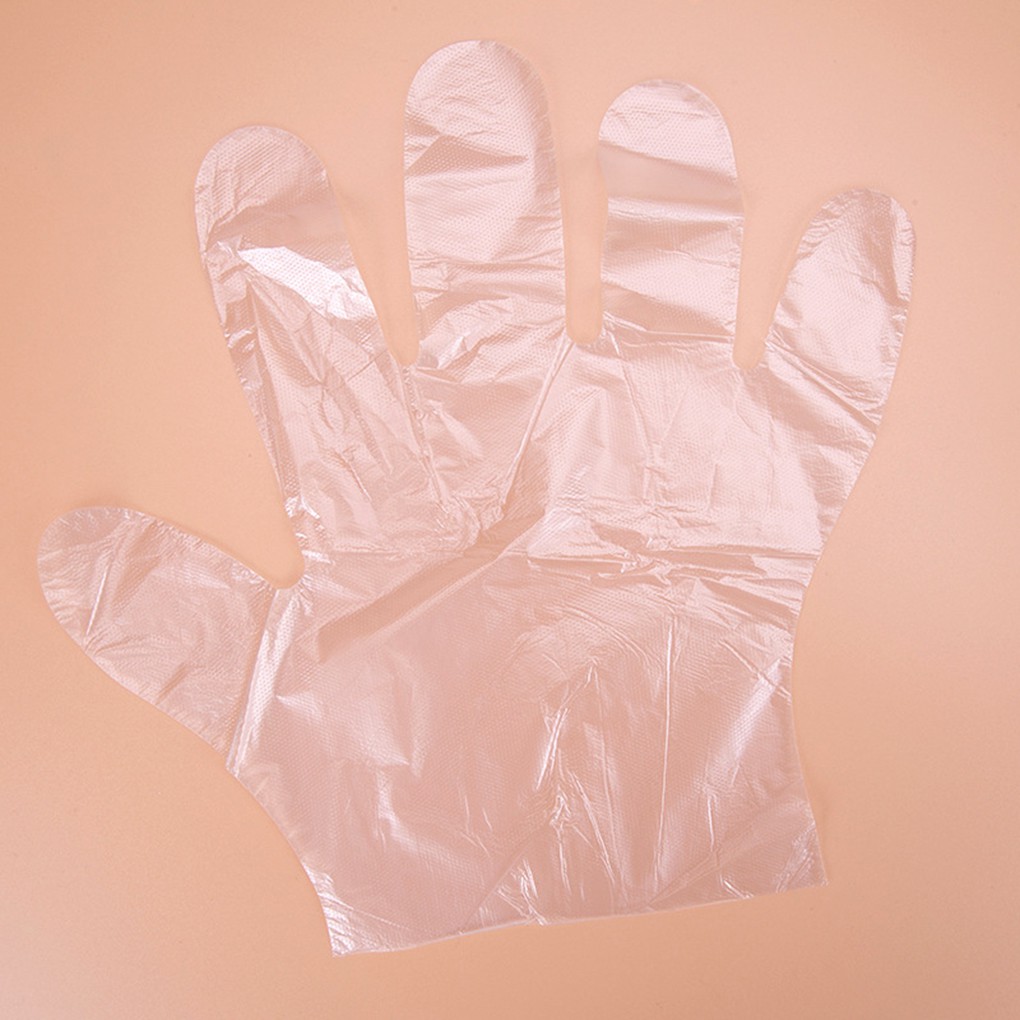 Bộ 100 găng tay nylon dùng một lần tiện dụng