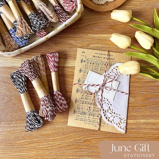 Dây Cói Xoắn Màu Sắc Trang Trí Hộp Quà Handmade (10m)