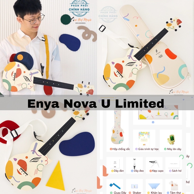 Đàn ukulele Enya nova u cầu vồng bản giới hạn