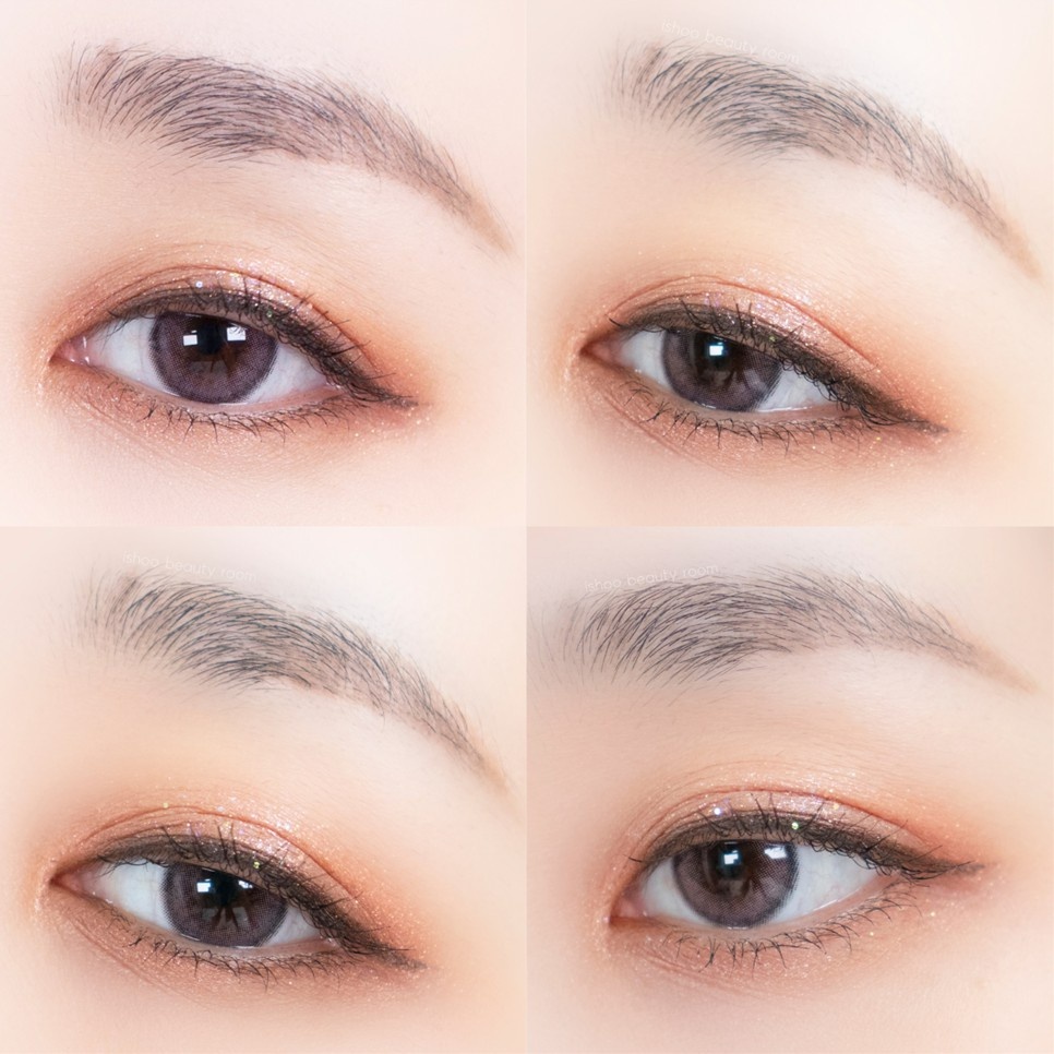 Kính Áp Tròng cận màu hồng Black Pink SHINE VIOLET, Lens độ cận viền xám giãn tròng, dùng 6 tháng LUXURY CONTACT LENS