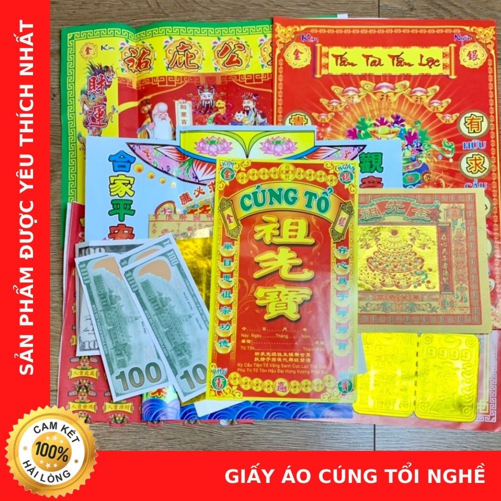 Giấy Áo Cúng Tổ Nghề - Cửa Hàng Vàng Mã Chú Sa Di Hoan Hỉ