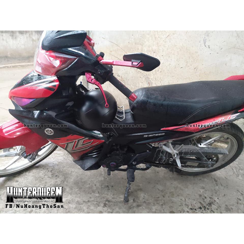 Tem rời Exciter 2011 - Chất liệu crom - LC 2017 đen đỏ - Tùy chỉnh theo yêu cầu