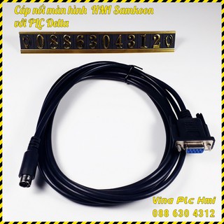 Cáp nối màn hình hmi samkoon với plc delta dvp