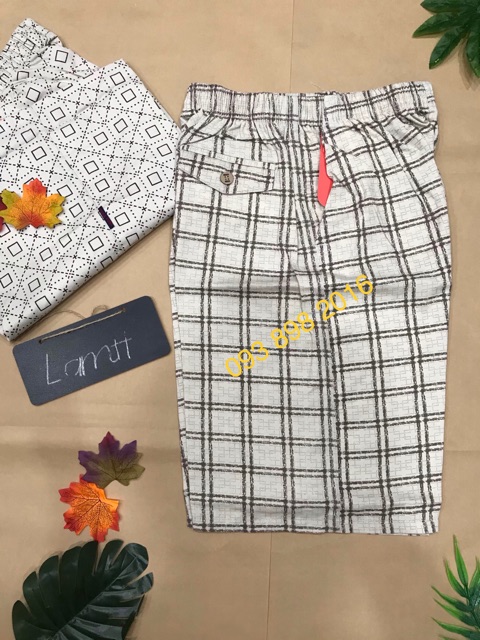 Quần đùi dài chất thô Nam Siêu Bền nhiều mẫu