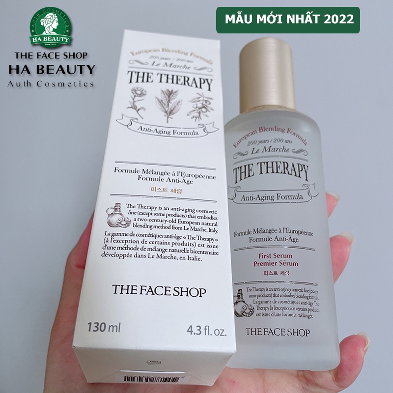 Nước thần chống lão hóa phục hồi da dưỡng ẩm The Face Shop The Therapy First Serum 130ml