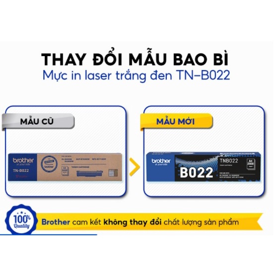 Mực in Brother TN-B022 Black Toner (TN-B022)