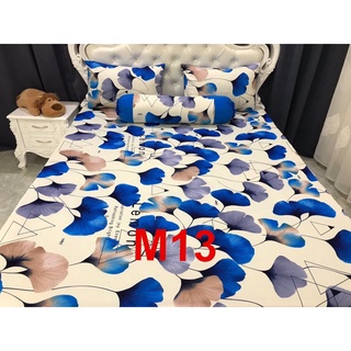 [GIÁ RẺ NHẤT] BỘ DRAP THUN LẠNH HÀN QUỐC MẪU LÁ 4 MÓN