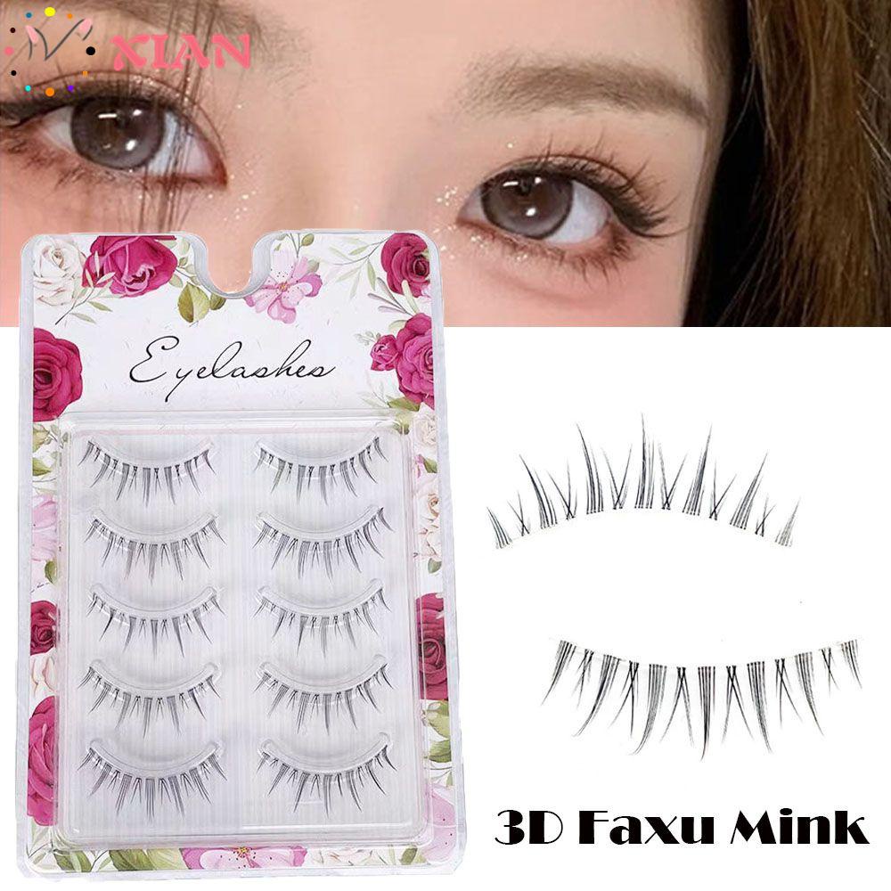 Bộ 5 Cặp Lông Mi Giả Tự Nhiên Dành Cho Người Mới Bắt Đầu XIANSTORE