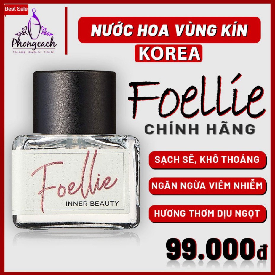 Nước Hoa Vùng Kín Foellie 💟 Giảm 30% 💟 Nhẹ Nhàng 💥 Tinh Tế 💥 Chính hãng Hàn Quốc