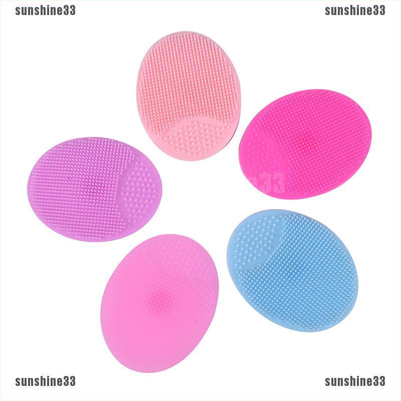 1 Bàn Chải Rửa Mặt Silica Gel Chăm Sóc Da sunshine33