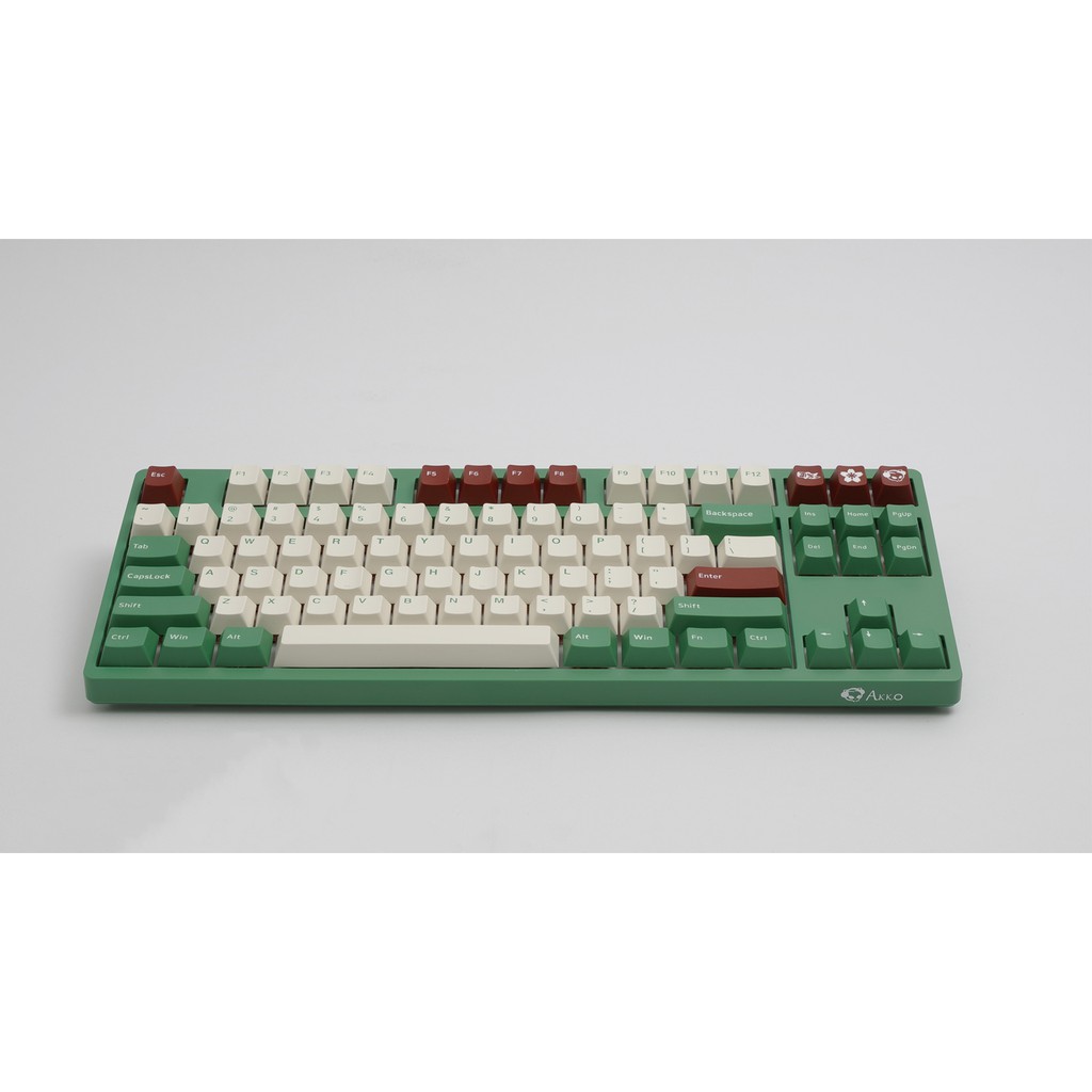 [Mã 267ELSALE hoàn 7% đơn 300K] Bàn phím cơ AKKO 3087 DS Matcha Red Bean (Akko switch v2)