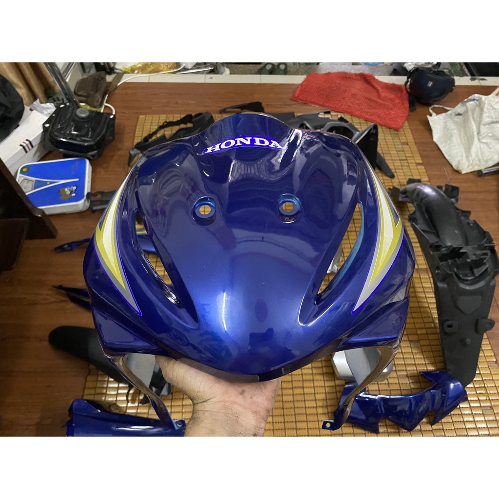 Dàn áo Wave S110  hàng Việt Nam loại 1 màu Xanh