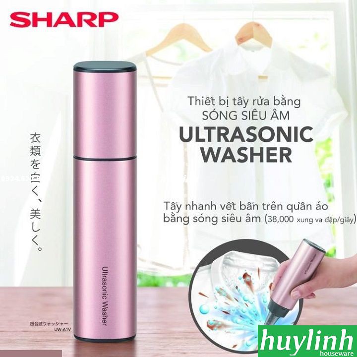 [Mã ELHAMS5 giảm 6% đơn 300K] Máy giặt, tẩy rửa cầm tay Sharp UW-A1V