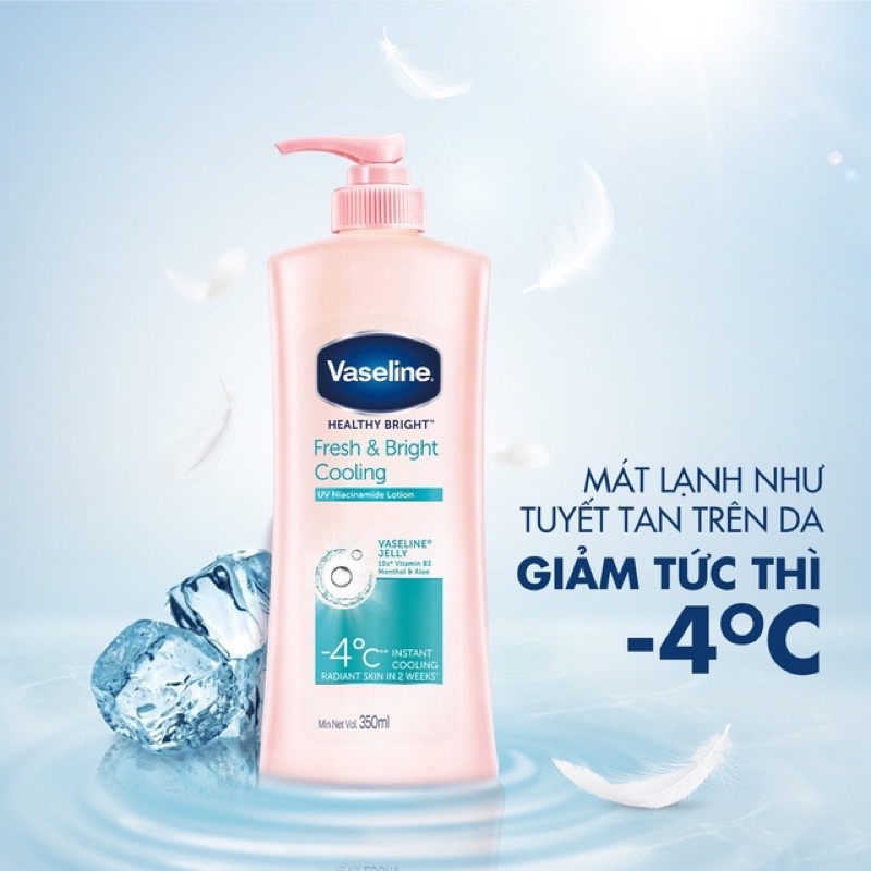 Kem Dưỡng Thể Dưỡng Ẩm và Dưỡng Sáng Vaseline Healthy Bright Lotion 500ml