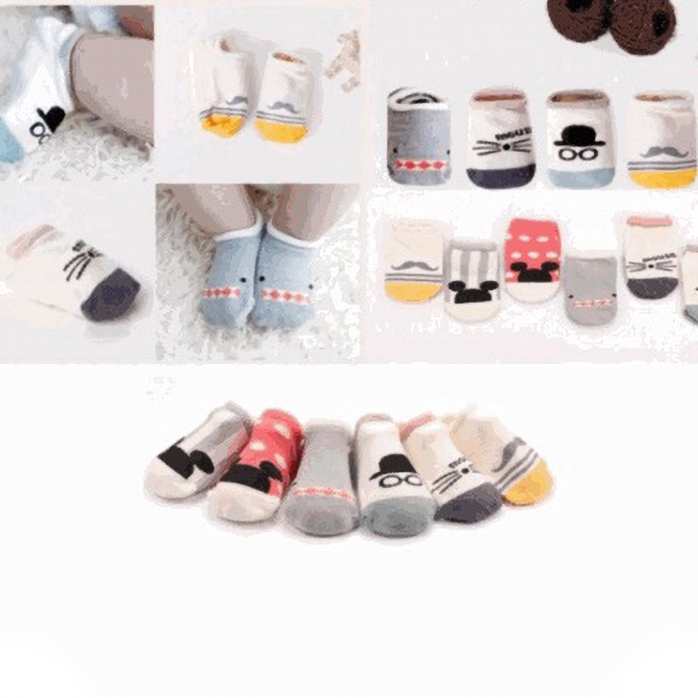 Tất Chân Hoạt Hình Dễ Thương Cho Trẻ Sơ Sinh