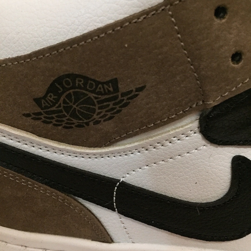 Giày Air Jordan 1 Retro High OG Brown, giày Froce nâu đen trắng