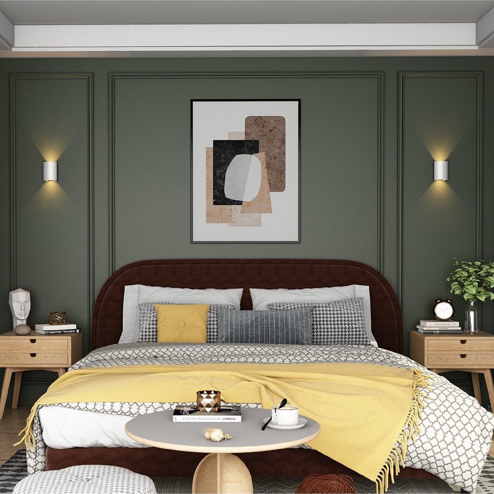 Đèn LED ốp tường đổi màu Rạng Đông Model: LN18.V2 ĐM 110x75/6W