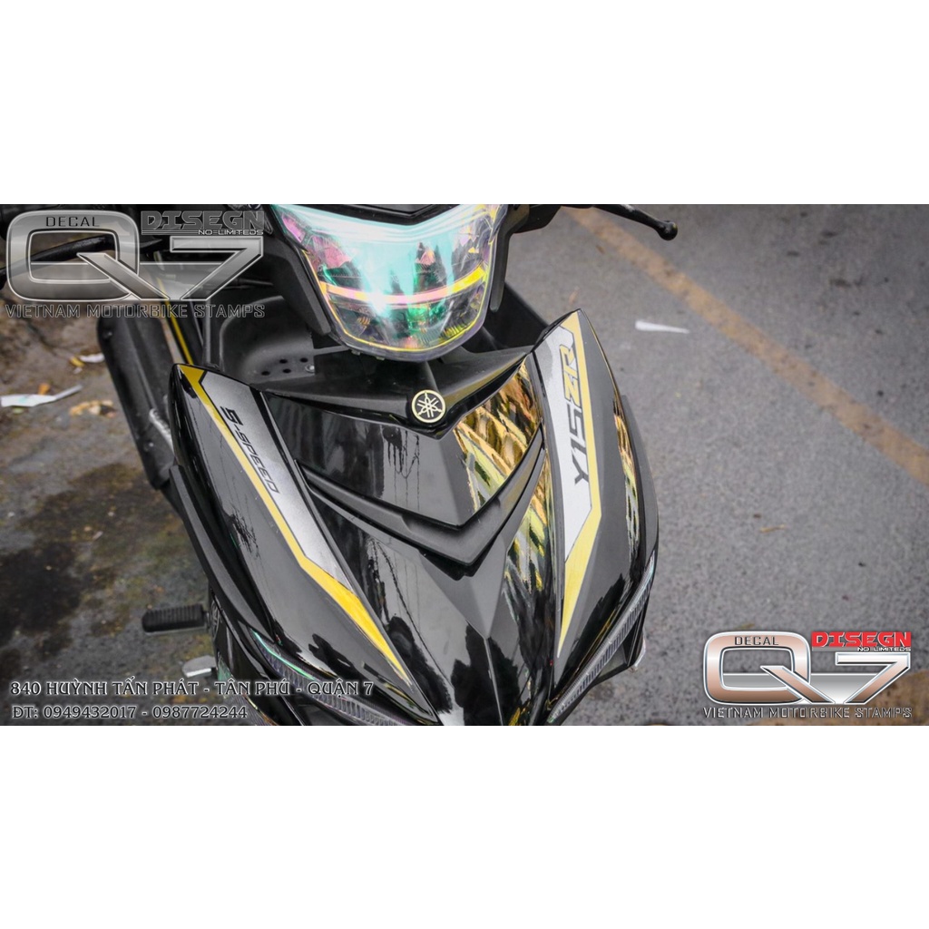 Tem Rời EXCITER 150 Y15ZR VÀNG ĐEN