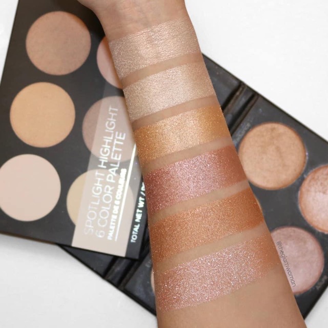 BẢNG PHẤN BẮT SÁNG + TẠO KHỐI BH COSMETICS SPOTLIGHT HIGHLIGHT 6 COLOR PALETTE. | BigBuy360 - bigbuy360.vn