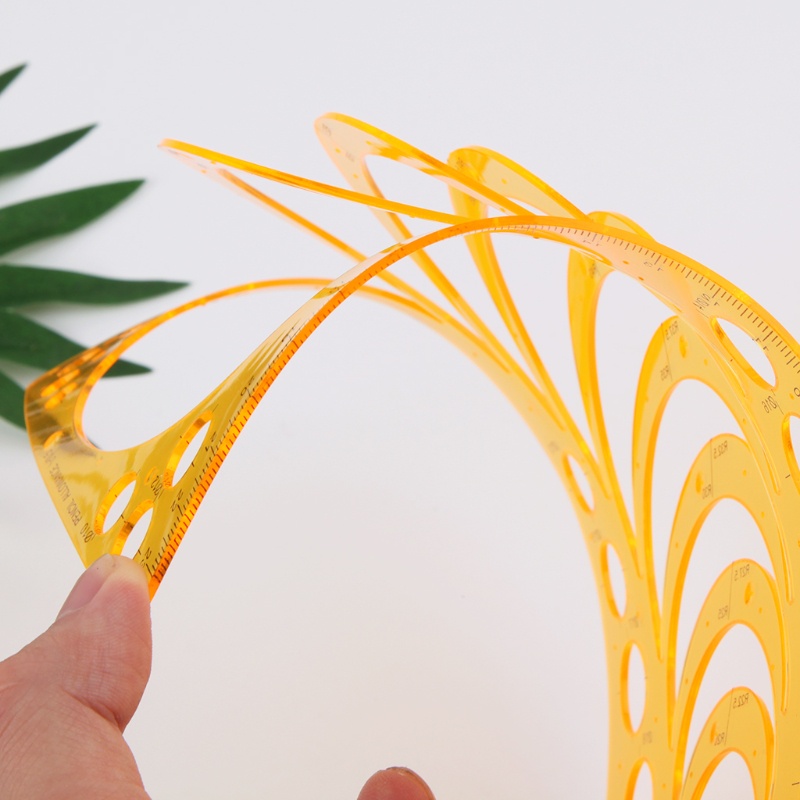 Thước Nhựa Resin Hình Tròn Nhiều Kích Cỡ Tiện Dụng