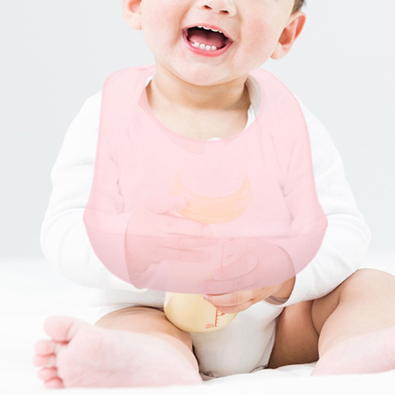 Yếm Ăn Silicone Không BPA Có Thể Điều Chỉnh Chống Thấm Nước Dành Cho Bé