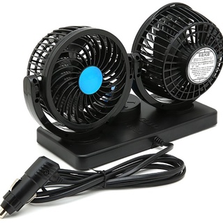 Quạt Đôi Mini Oto 12v ( Nguồn Tẩu Thuốc 12v)