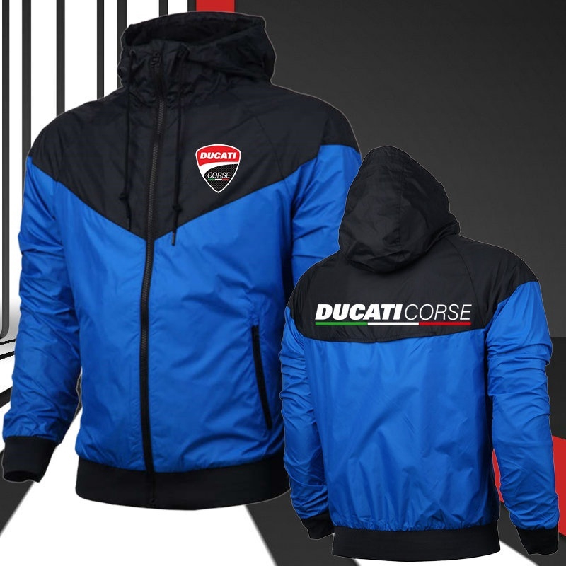 Áo Khoác Thể Thao In Logo Ducati Corse Moto Gp Thời Trang Xuân Thu