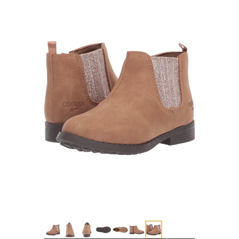 Bốt Oshkosh da lộn xuất dư size 20-30 (1y-6y)