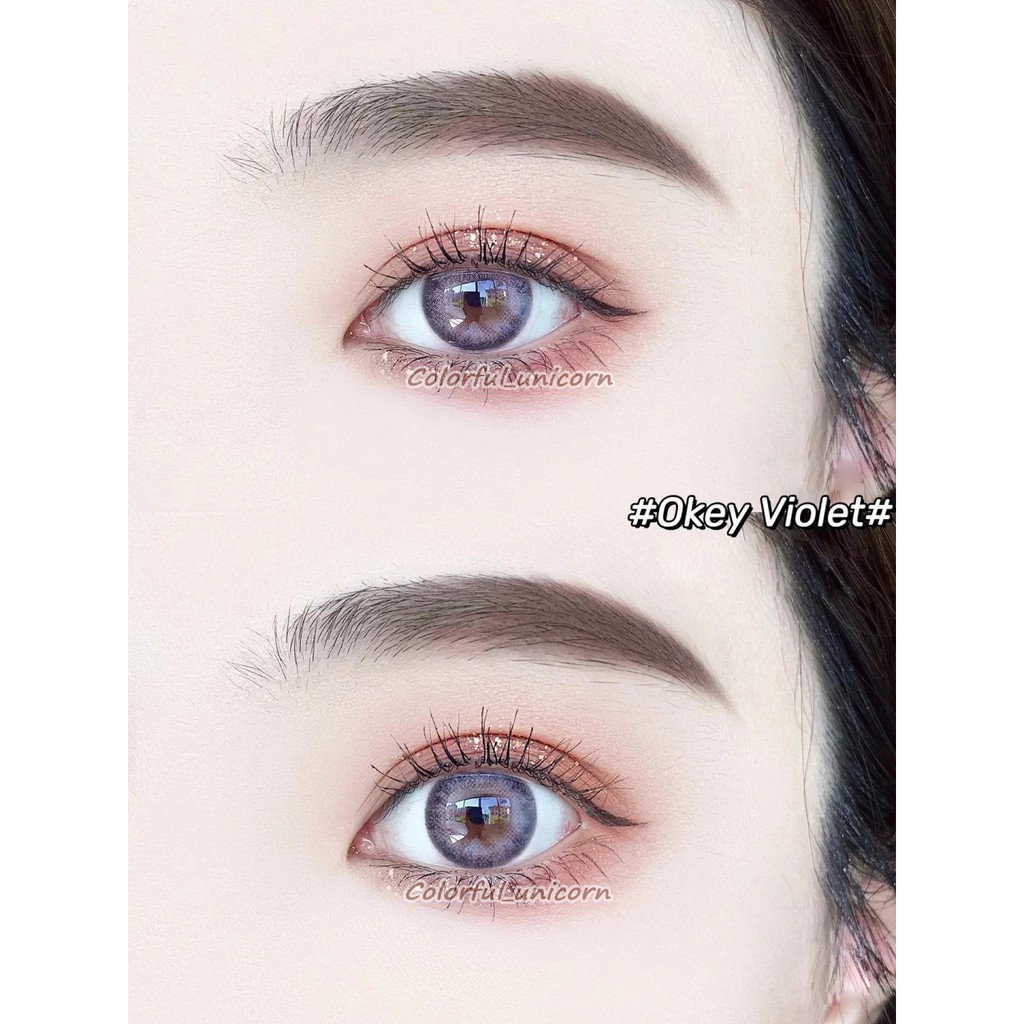 Kính áp tròng Colorhunter Dùng 1 Năm 14.0mm 0 - 8 Độ 1 cặp YXW