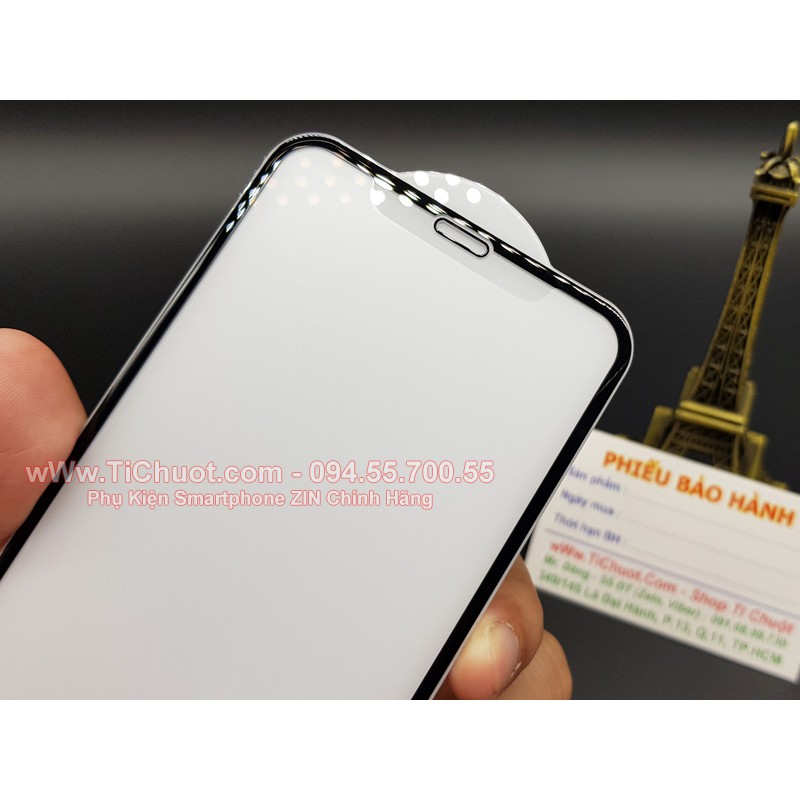 Kính CL Chống Vân Tay iPhone 11 Pro Max/ XS Max 6.5" Cường Lực Tốt FULL Màn Viền Kính Bóng