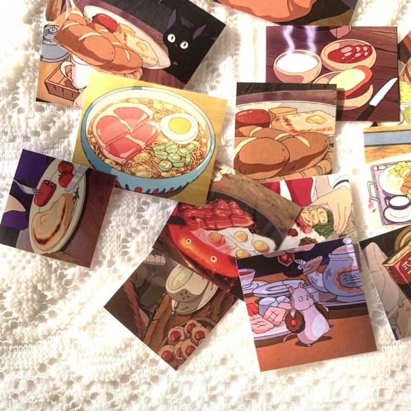 Hình dán trang trí ghibli studio size 3-5cm