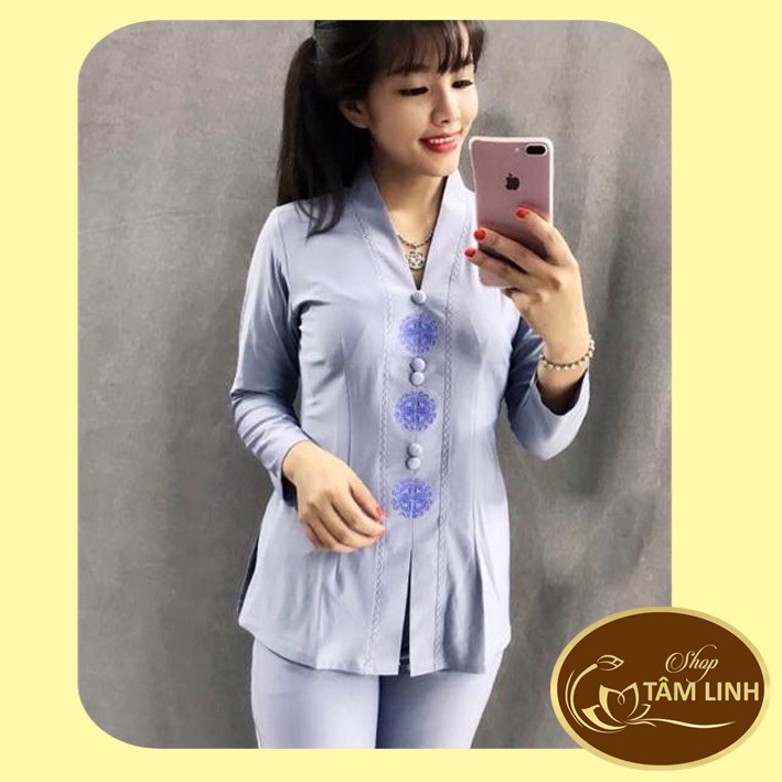 Đồ Lam Đi Chùa_Lắc Đồng Tiền