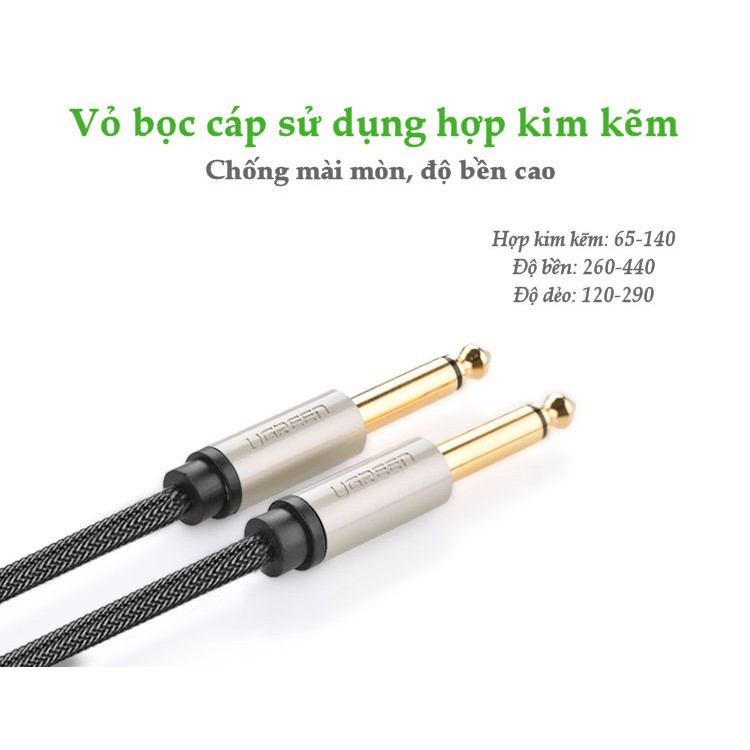 Cáp Audio 6,35mm Dài 3m Ugreen 10639