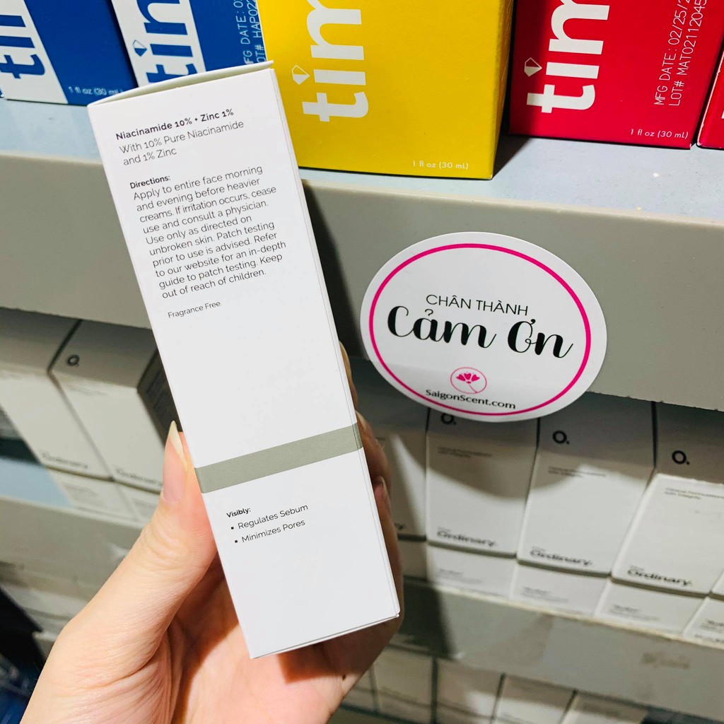Tinh chất hỗ trợ mụn The Ordinary Niacinamide 10% + ZinC 1% ( 30mL ) | BigBuy360 - bigbuy360.vn