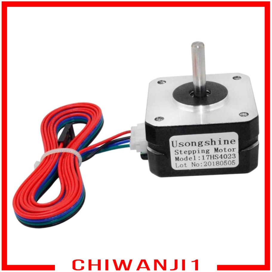 Động Cơ Bước Chiwanji1) Nema17 0.7a 2 Phase Với Cáp 4 Màu Cho Máy In 3d