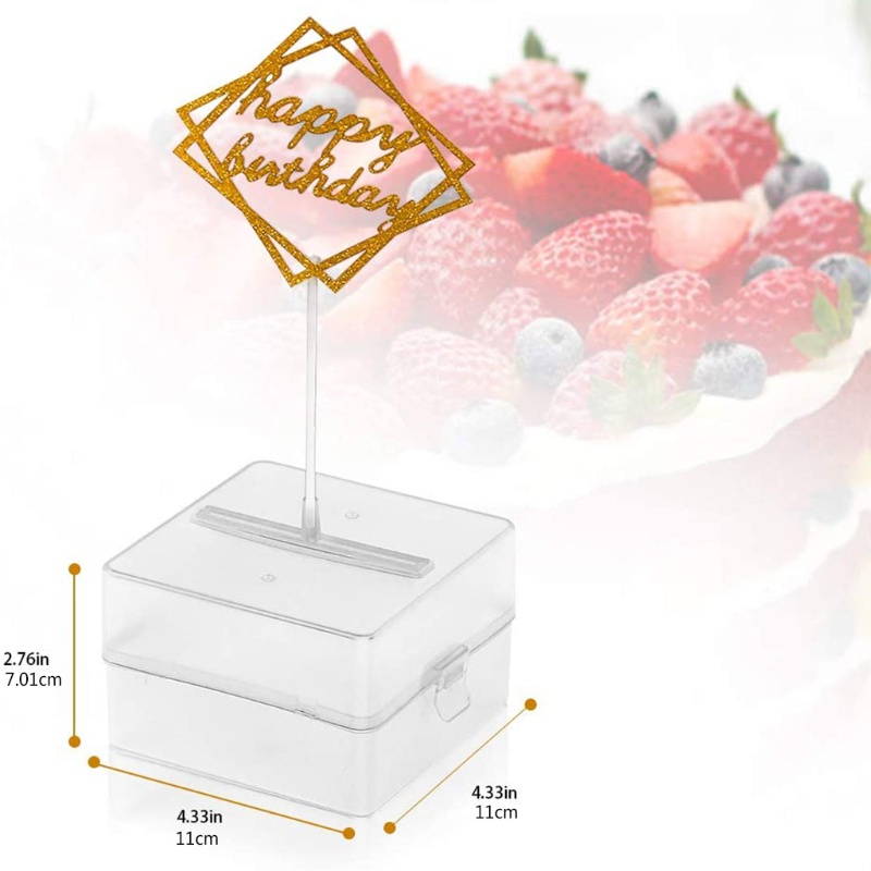 Hộp Nhựa Đựng Tiền Và Bánh Kem