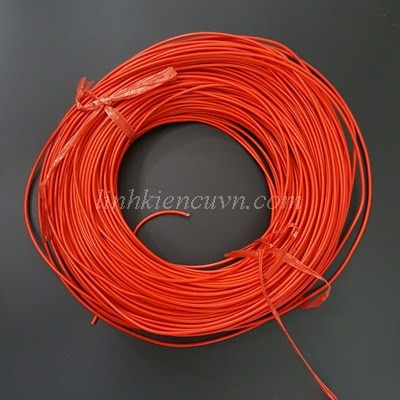 Dây điện 16awg màu đỏ,đen (10 mét 1 cuộn)
