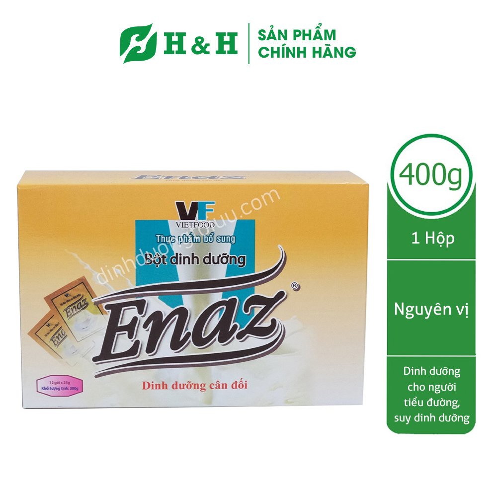 Bột dinh dưỡng ENAZ cho người tiểu đường, suy dinh dưỡng (300g/ 400g)