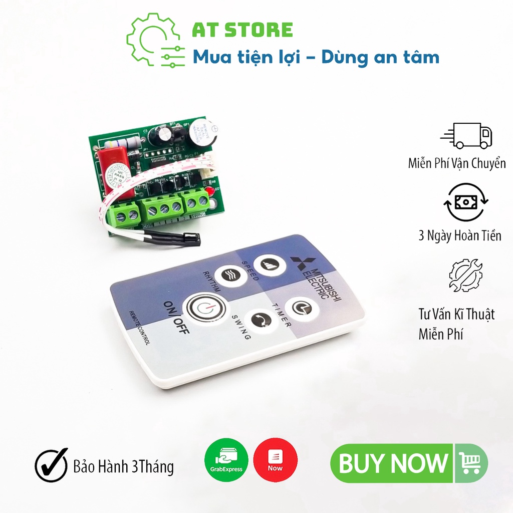 Mạch Quạt Từ Xa FAN01🍀Bo Quạt Đa Năng Hồng Ngoại🍀Mạch Điều Khiển Từ Xa FAN-01 (Thay Thế QT311)