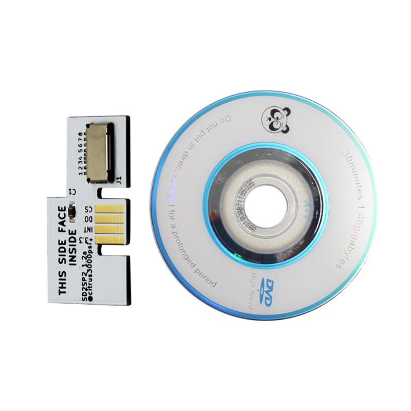 Đầu Đọc Thẻ Nhớ Tf D2Sp2 + Đĩa Mini Dvd Cho Ngc Ntsc