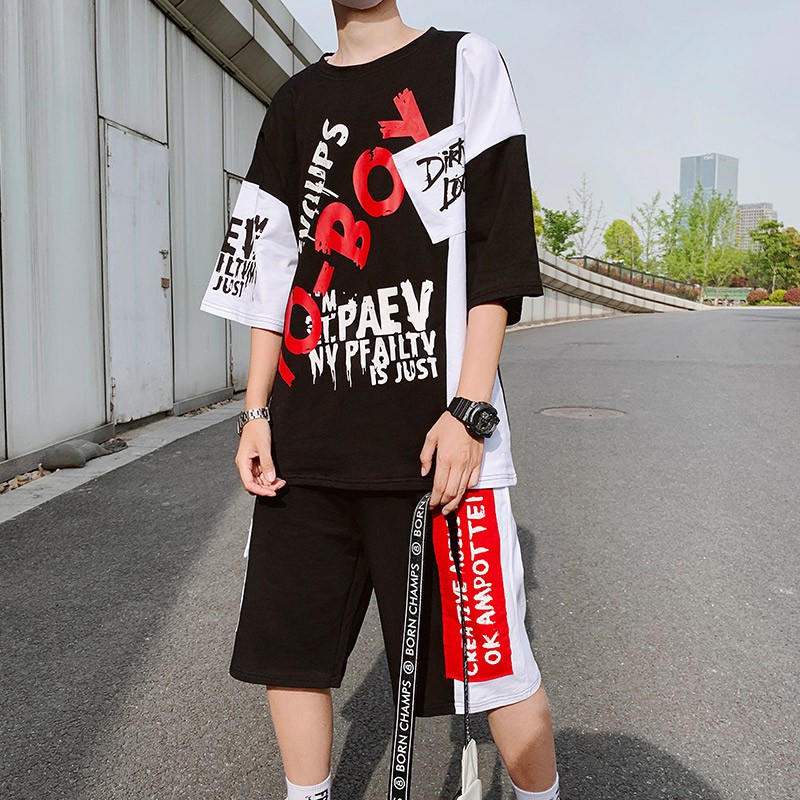 Bộ Quần Áo Thun Nam TO – BOY Phối Hai Màu Cá Tính MENFASHION1989 SET NAM 9000033CC | BigBuy360 - bigbuy360.vn