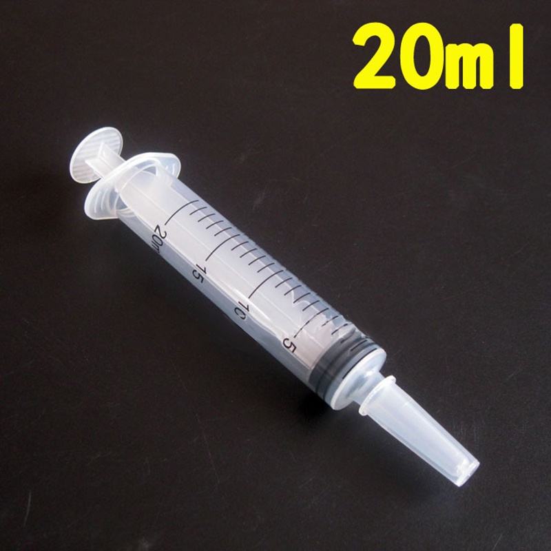1 Ống Tiêm Nhựa 20ml / 60ml Không Kim Dùng Trong Thí Nghiệm Khoa Học, Khử Trùng CR1