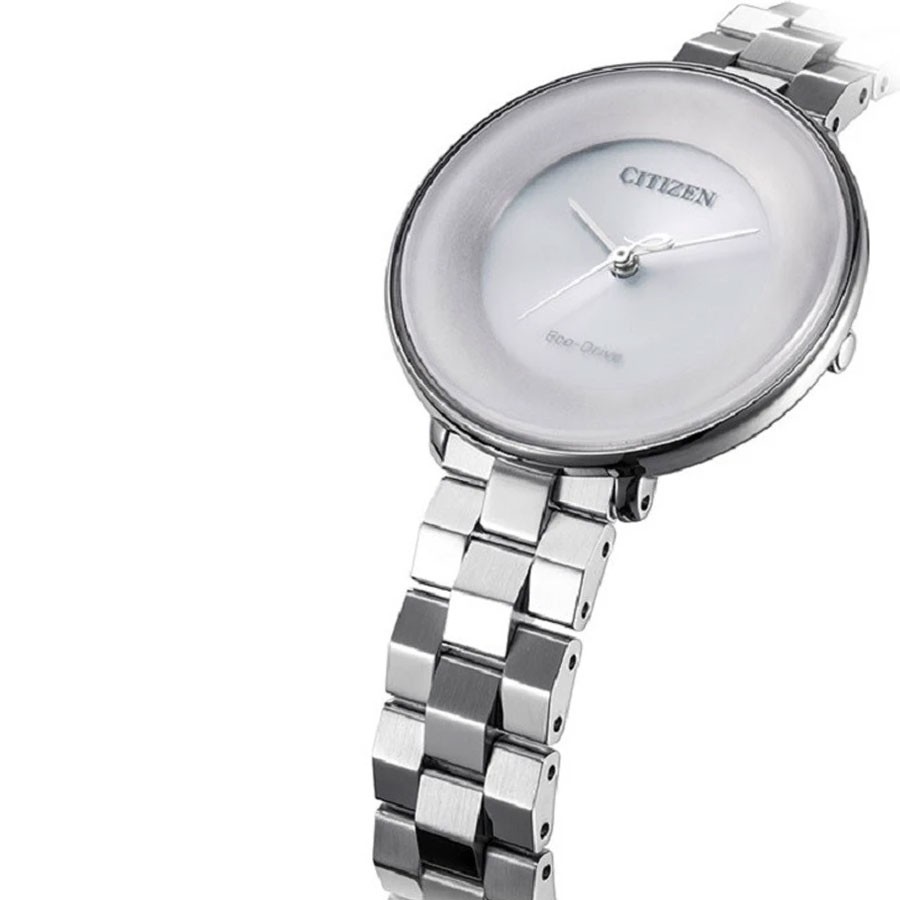 Đồng Hồ Nữ Citizen Dây Thép Không Gỉ EM0600-87A - Mặt Trắng (Sapphire)