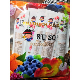 Thanh Hóa - Kẹo thạch SUSO/ SU SO thanh dài 6 vị, gói 800g - 24 thanh